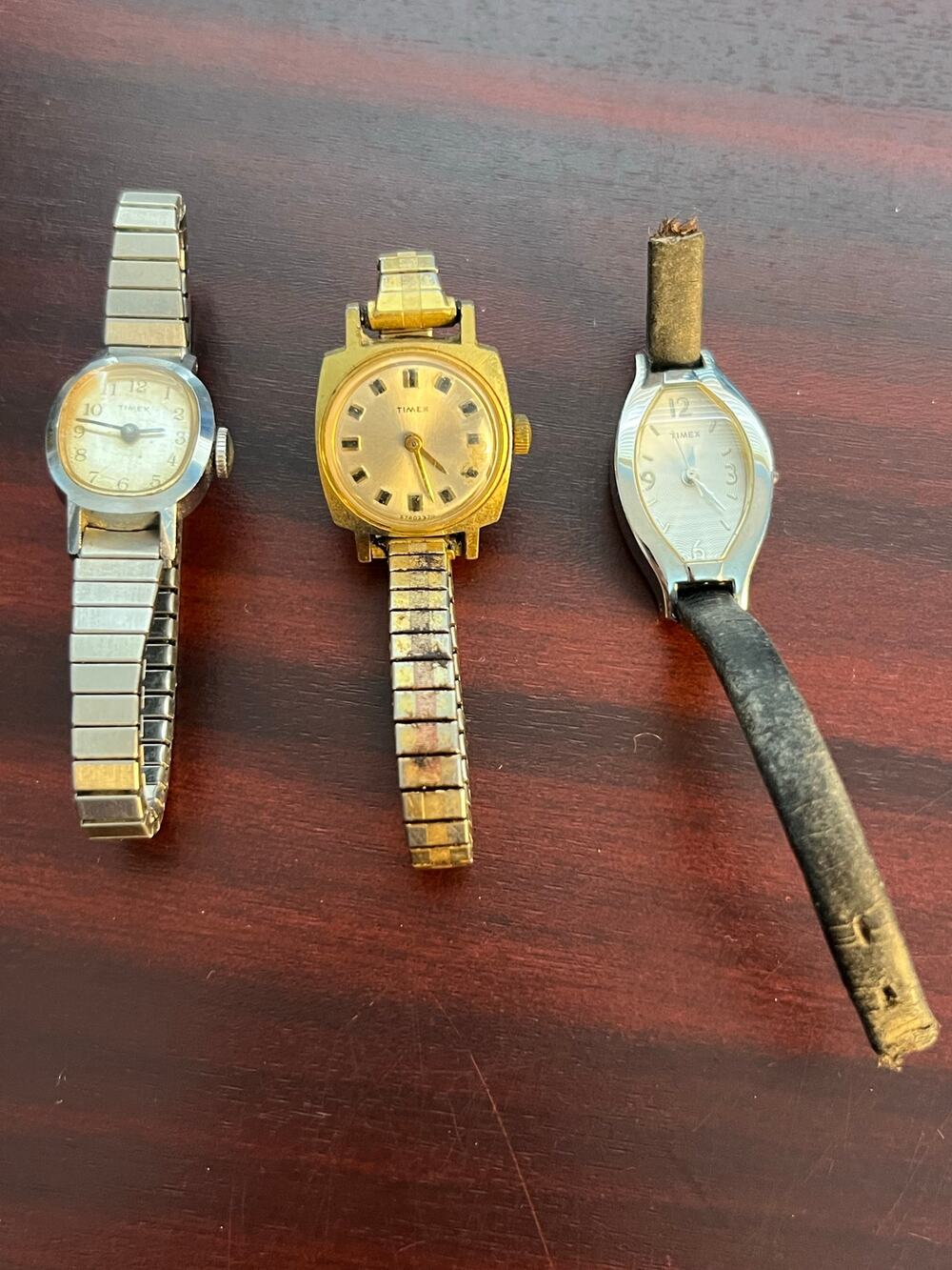 VTG Timex Watch Lot of 3 Untested Mexico USA